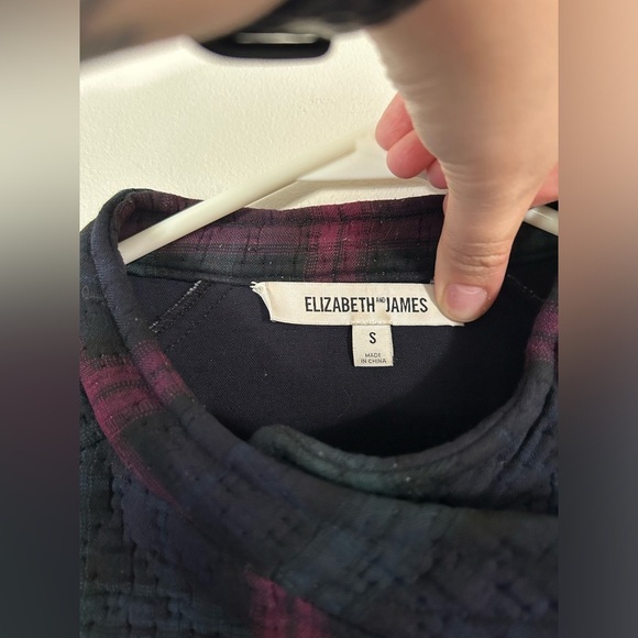 PRETTY LITTLE LIARS SPENCER Elizabeth & James Patti' Plaid Quilted Moto Jacket - Picture 10 of 12